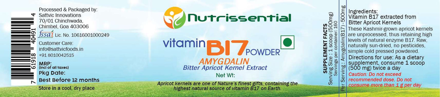 Vitamin B17 powder Sattvic Foods