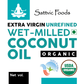 Organic Wet-Milled Cold Pressed Coconut Oil Sattvic Foods