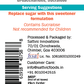 Products FOS Plus (Soluble Liquid Sweetener) - Back Label