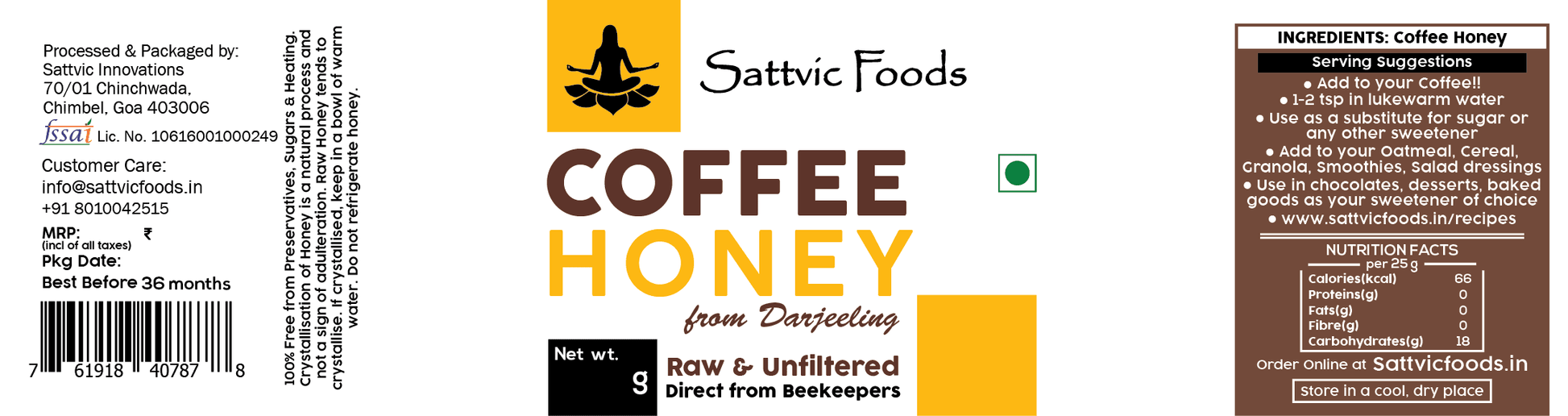 Coffee Honey - Label