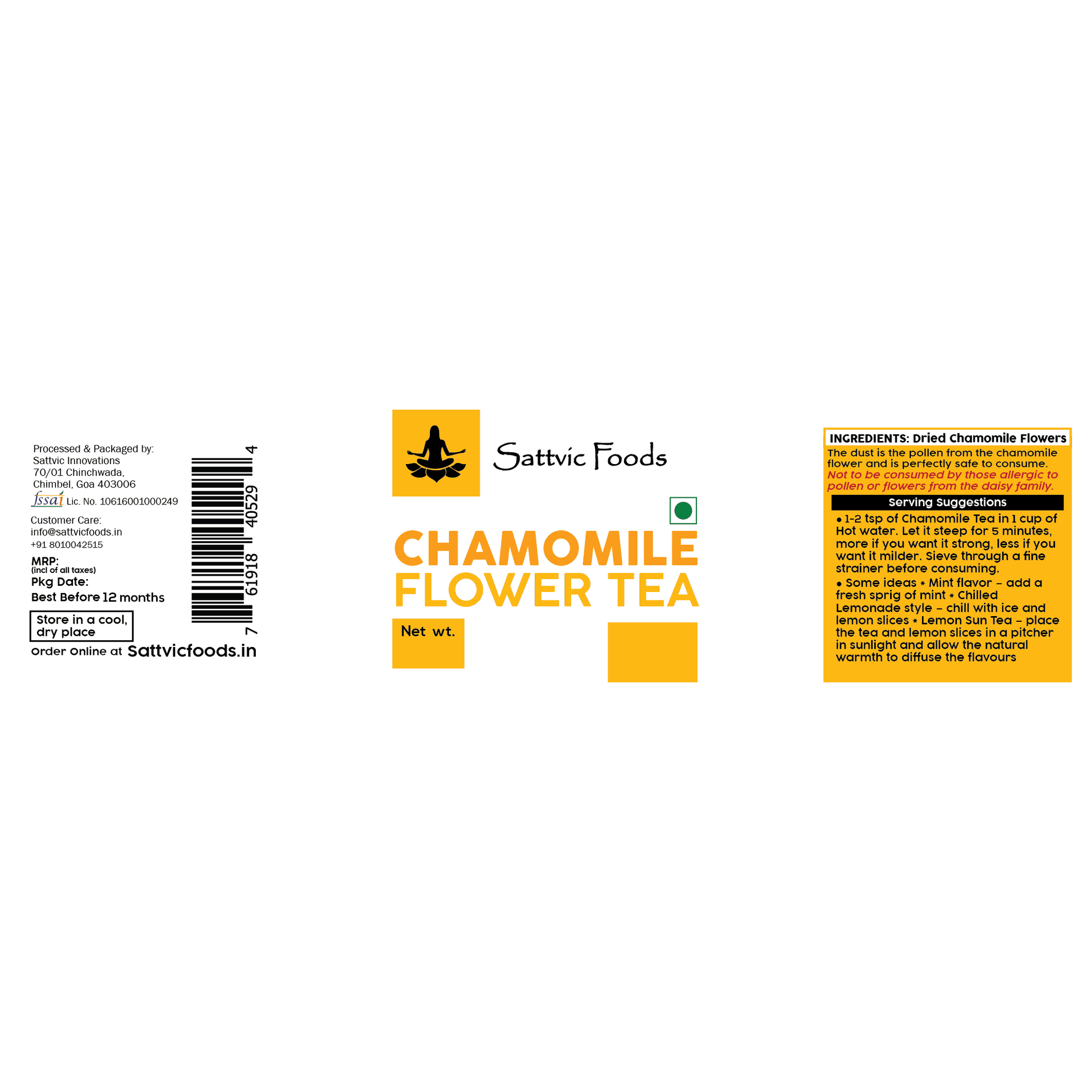 Chamomile Flowers - Herbal Tea (Kashmir)