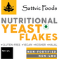 Nutritional Yeast Flakes - Non Fortified, Non GMO, Vegan, Gluten-Free Sattvic Foods