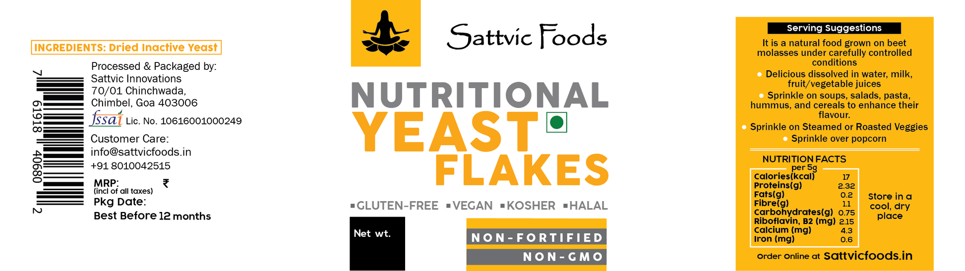 Nutritional Yeast Flakes