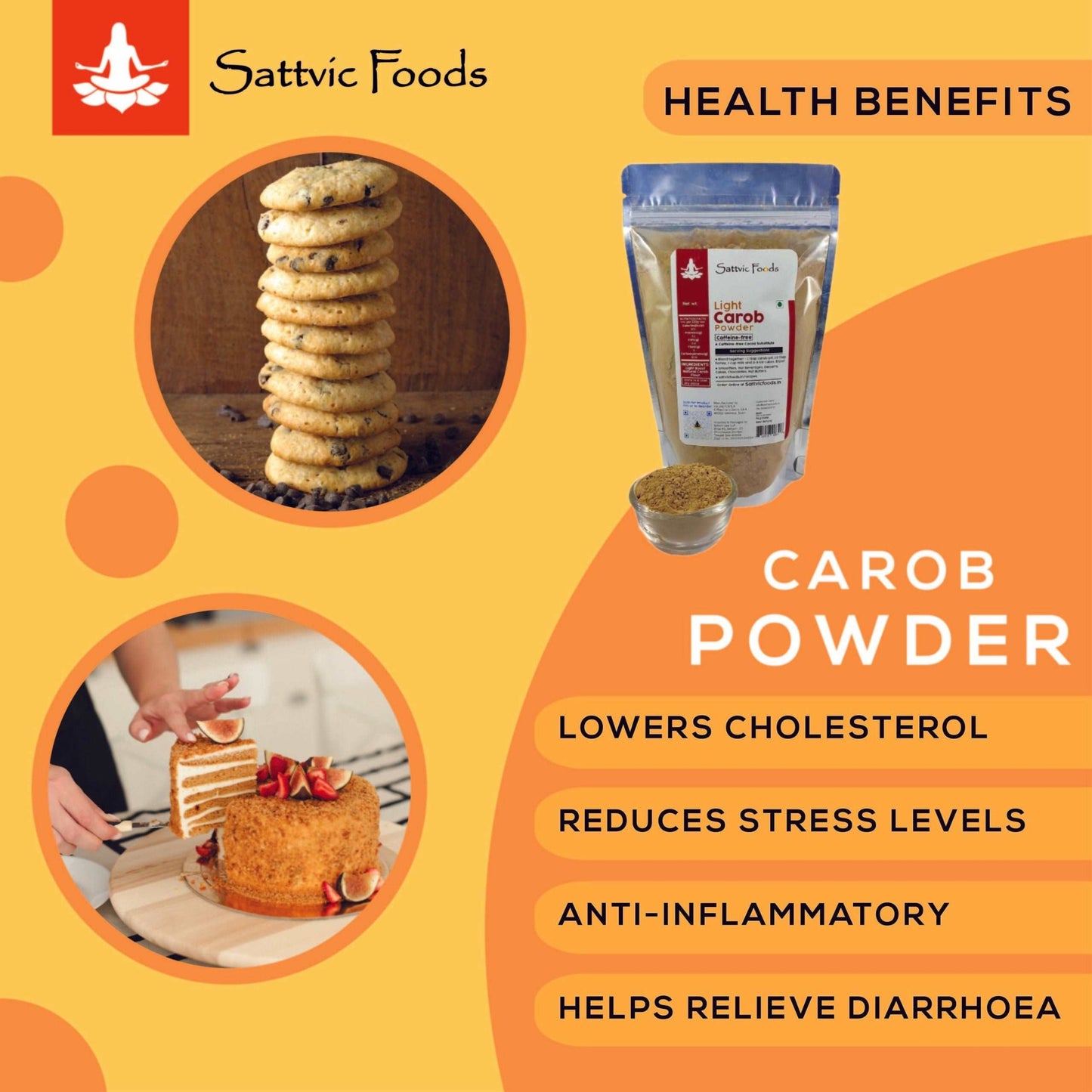 Carob Powder (Medium Roast) - Health Benefits