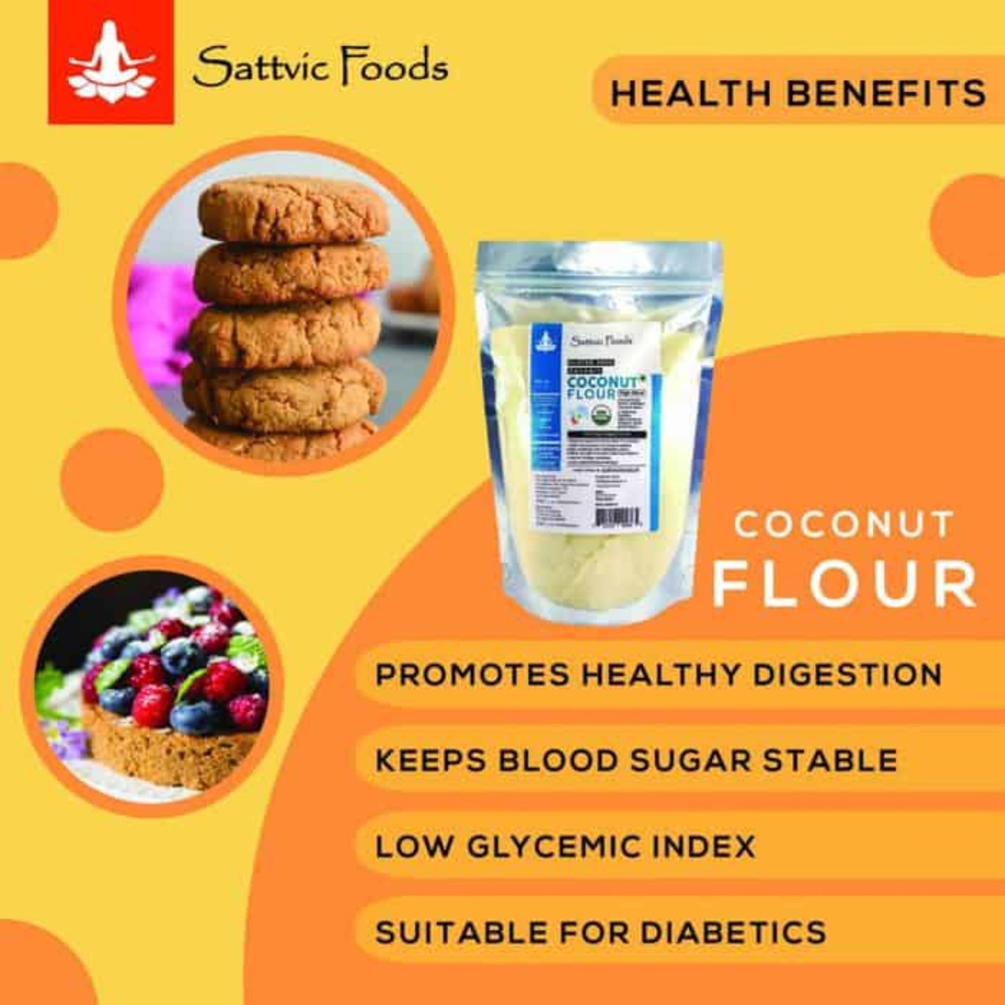 Coconut Flour -  Health Benefits
