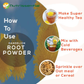 Dandelion Root Tea Powder - HOW TO USE