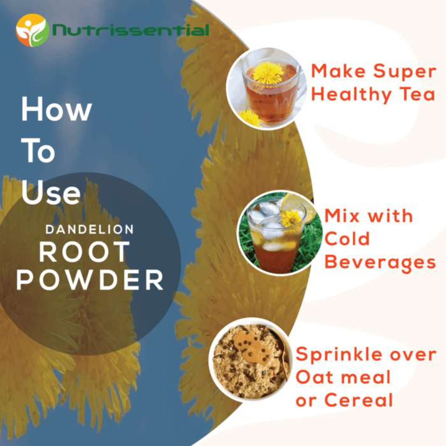 Dandelion Root Tea Powder - HOW TO USE