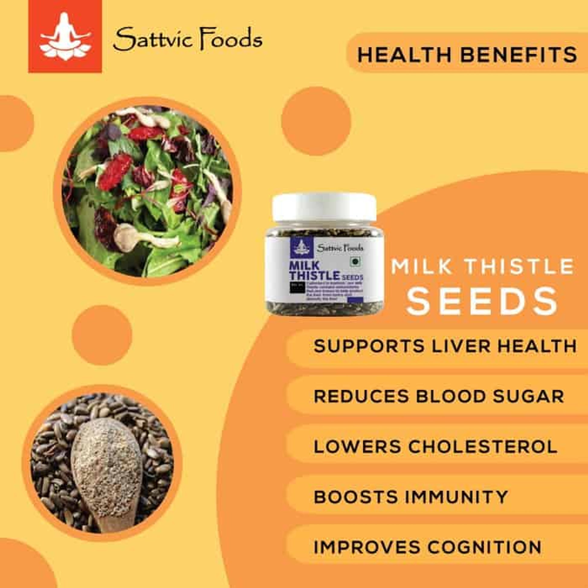 Milk Thistle Seeds Sattvic Foods