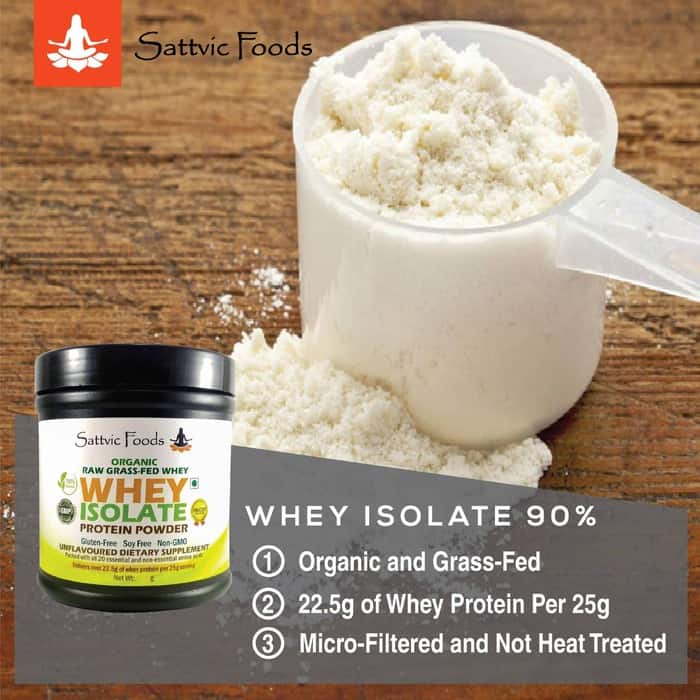 Organic A2 Whey Isolate 90% Sattvic Foods