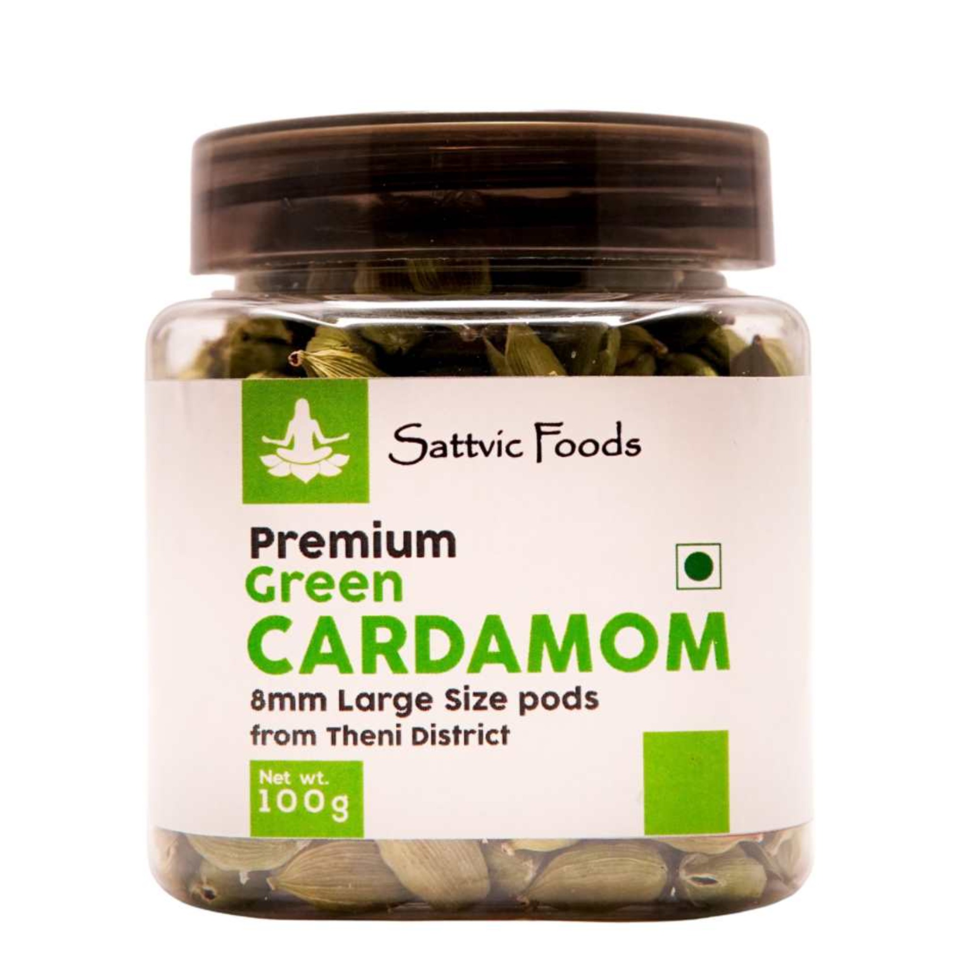 Cardamom (Large) 8mm Sattvic Foods