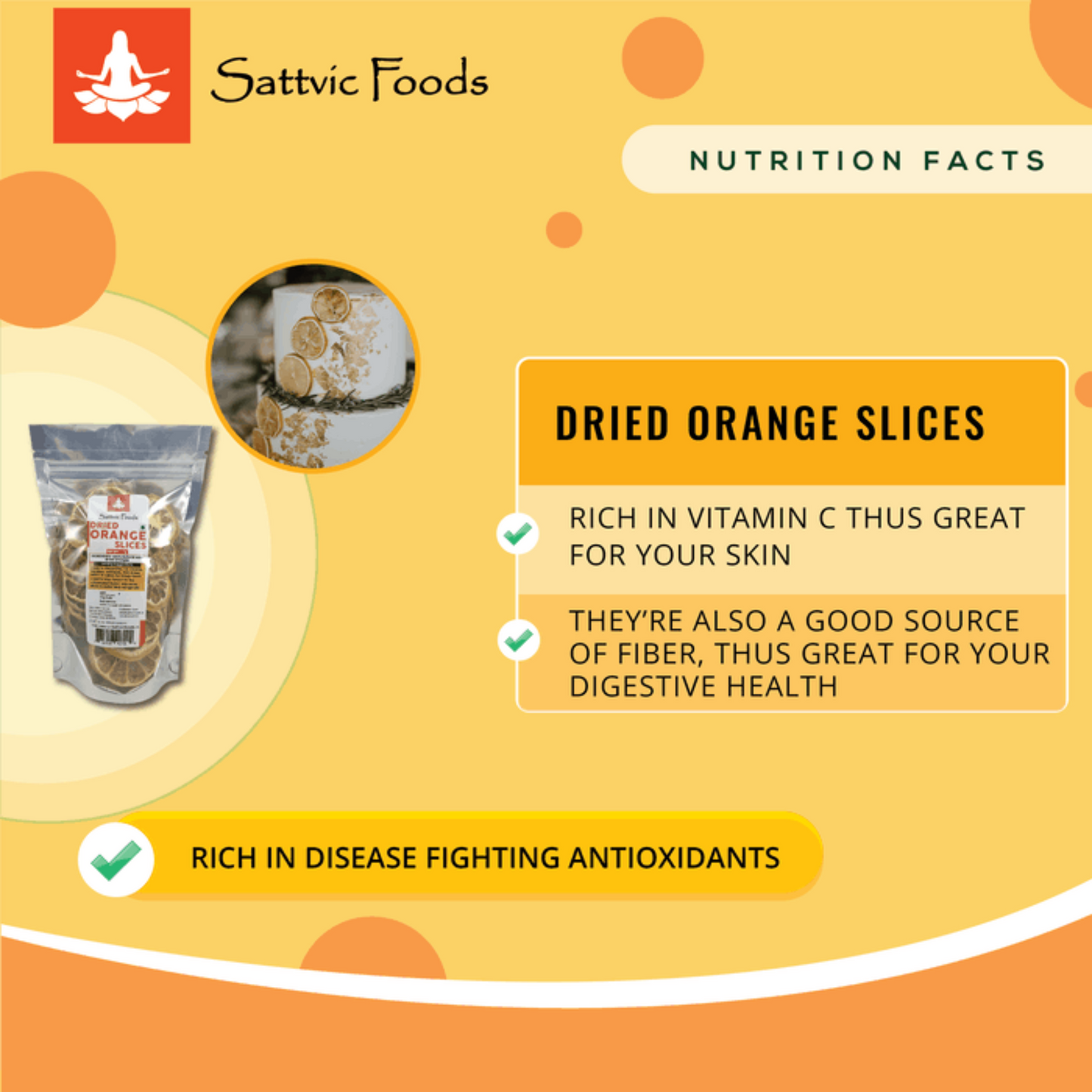 Dried Orange Slices - Nutrition facts