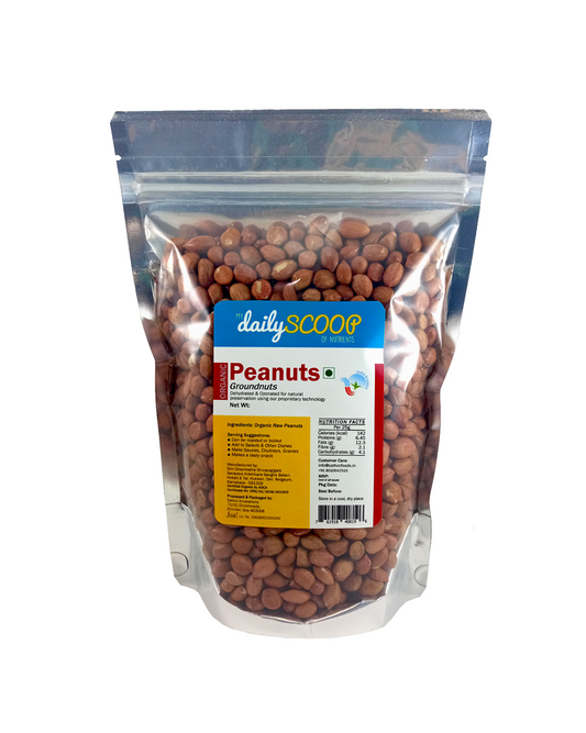 Peanuts (Organic / Raw / Unsalted) 500g