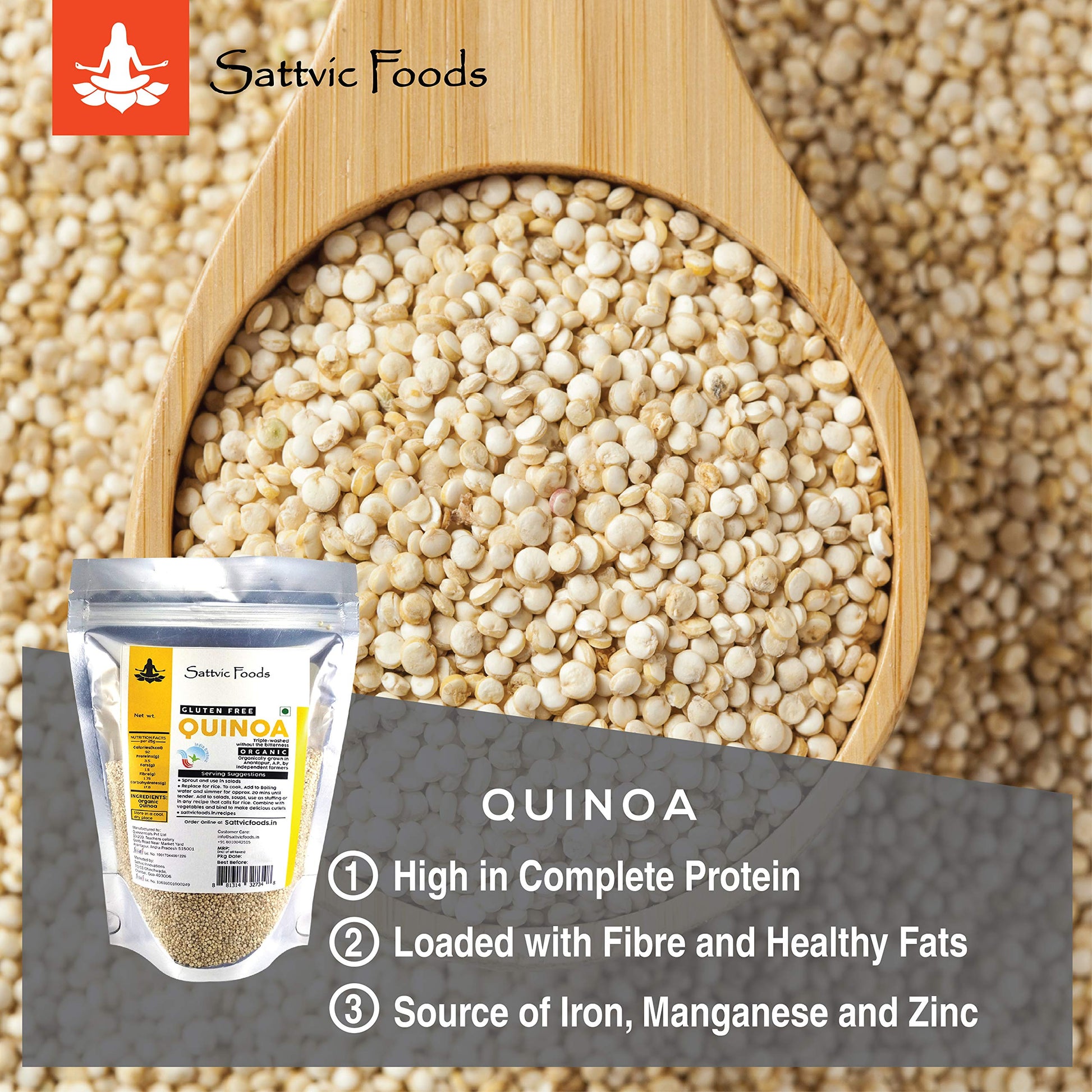 Organic Quinoa Sattvic Foods