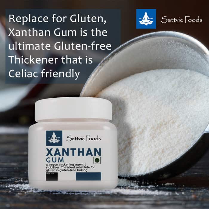 Xanthan Gum (Gluten-free/Vegan thickening) Sattvic Foods